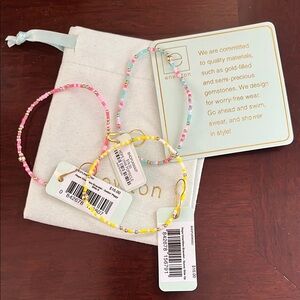 Bundle of 3 Hope Unwritten Enewton bracelets